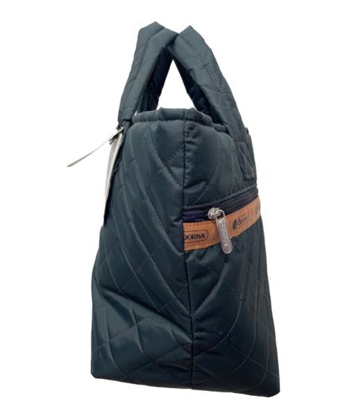 LeSportsac（レスポートサック）LeSportsac (レスポートサック) キルティングトートバッグ グリーンの古着・服飾アイテム