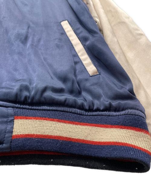 HOUSTON（ヒューストン）HOUSTON (ヒューストン) スカジャン ネイビー サイズ:Mの古着・服飾アイテム