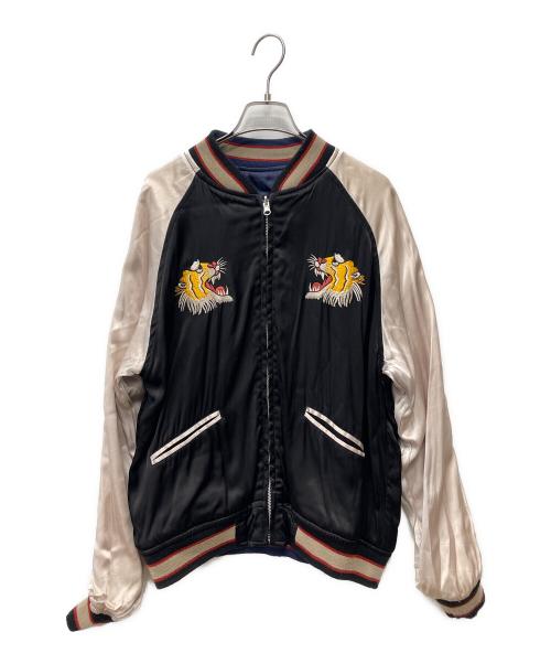 HOUSTON（ヒューストン）HOUSTON (ヒューストン) スカジャン ネイビー サイズ:Mの古着・服飾アイテム
