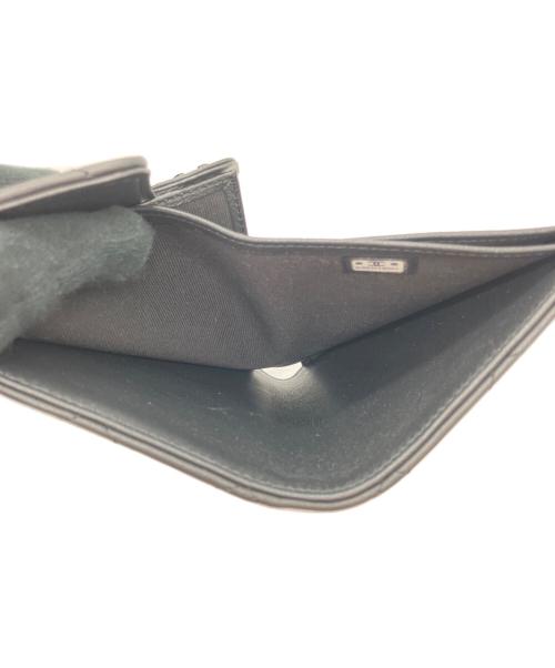 CHANEL（シャネル）CHANEL (シャネル) SO BLACK コンパクトウォレット ブラックの古着・服飾アイテム