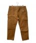 CarHartt (カーハート) ダブルニーワークパンツ ブラウン サイズ:W40×L32：10000円