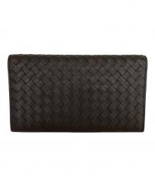 BOTTEGA VENETA（ボッテガベネタ）の古着「長財布」｜ブラウン