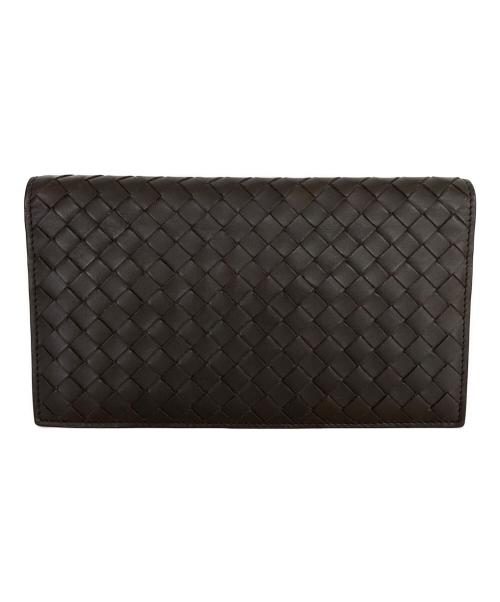 BOTTEGA VENETA（ボッテガベネタ）BOTTEGA VENETA (ボッテガベネタ) 長財布 ブラウンの古着・服飾アイテム