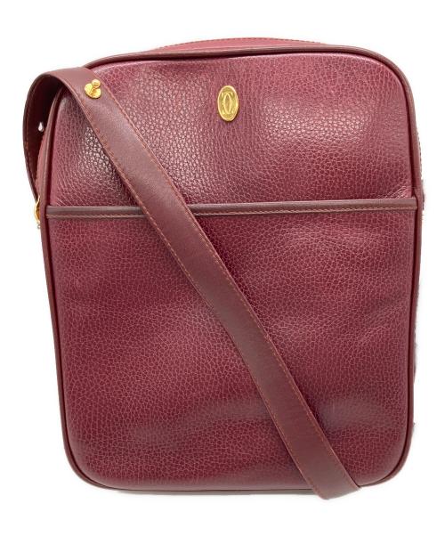 Cartier（カルティエ）Cartier (カルティエ) ショルダーバッグ ボルドーの古着・服飾アイテム