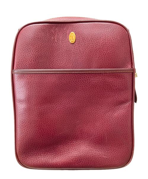 Cartier（カルティエ）Cartier (カルティエ) ショルダーバッグ ボルドーの古着・服飾アイテム