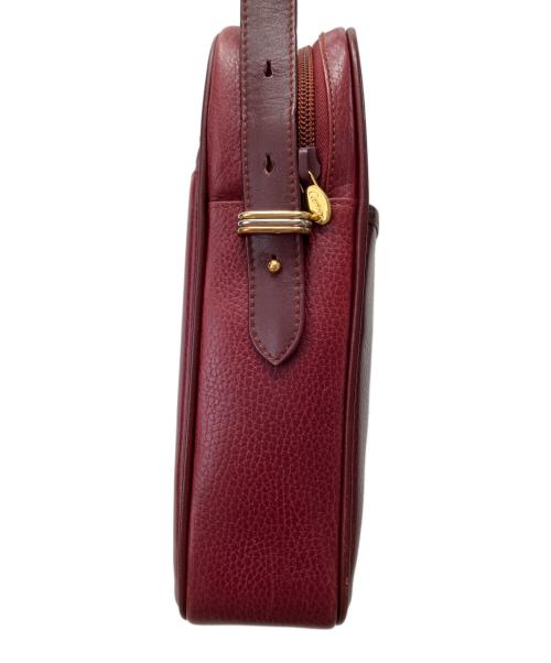 Cartier（カルティエ）Cartier (カルティエ) ショルダーバッグ ボルドーの古着・服飾アイテム