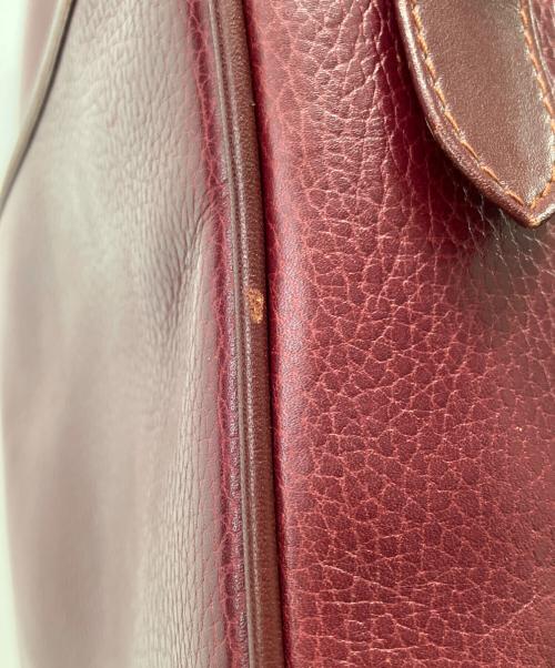 Cartier（カルティエ）Cartier (カルティエ) ショルダーバッグ ボルドーの古着・服飾アイテム