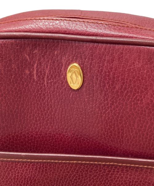 Cartier（カルティエ）Cartier (カルティエ) ショルダーバッグ ボルドーの古着・服飾アイテム
