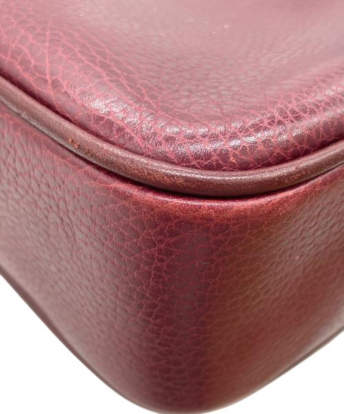 Cartier（カルティエ）Cartier (カルティエ) ショルダーバッグ ボルドーの古着・服飾アイテム