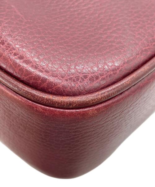 Cartier（カルティエ）Cartier (カルティエ) ショルダーバッグ ボルドーの古着・服飾アイテム