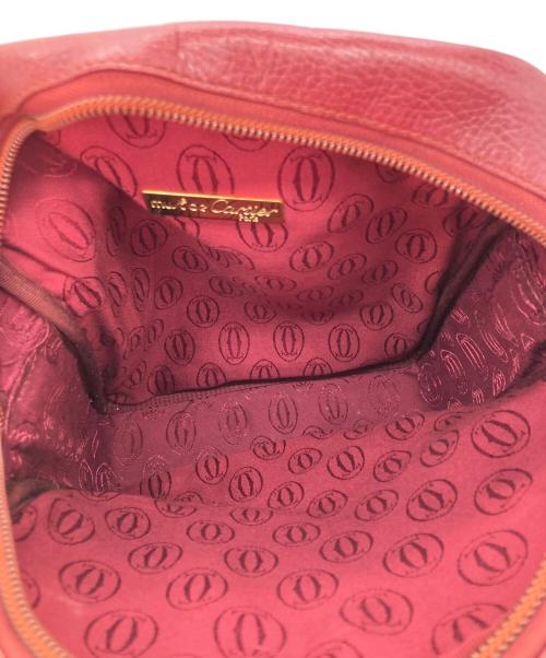 Cartier（カルティエ）Cartier (カルティエ) ショルダーバッグ ボルドーの古着・服飾アイテム