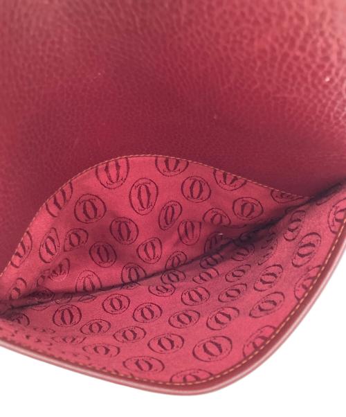 Cartier（カルティエ）Cartier (カルティエ) ショルダーバッグ ボルドーの古着・服飾アイテム