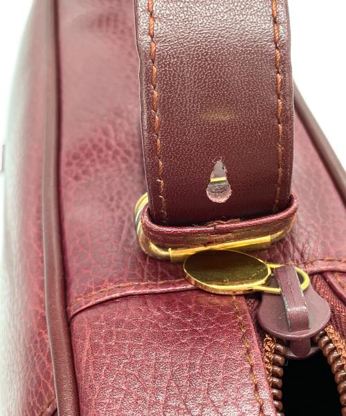 Cartier（カルティエ）Cartier (カルティエ) ショルダーバッグ ボルドーの古着・服飾アイテム