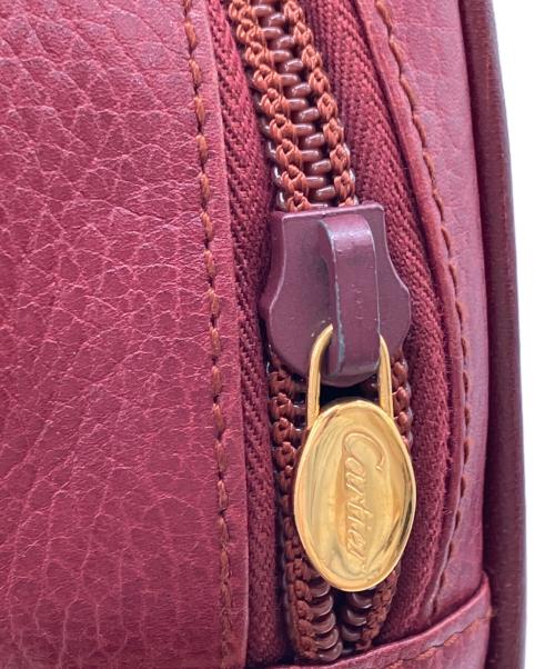 Cartier（カルティエ）Cartier (カルティエ) ショルダーバッグ ボルドーの古着・服飾アイテム