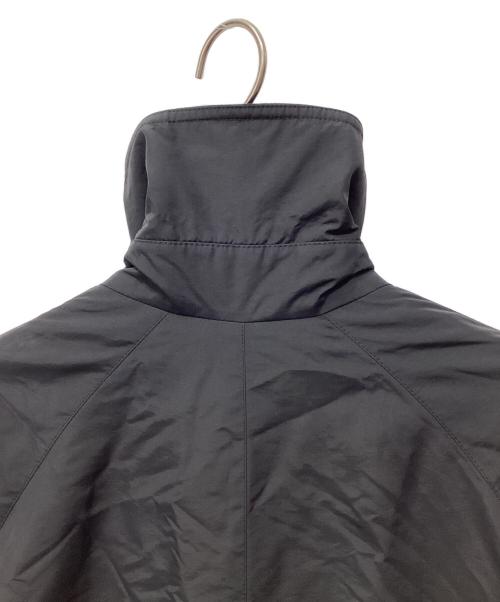 HERMES（エルメス）HERMES (エルメス) フェイクレザー切替中綿ステンカラーコート ブラック サイズ:50の古着・服飾アイテム