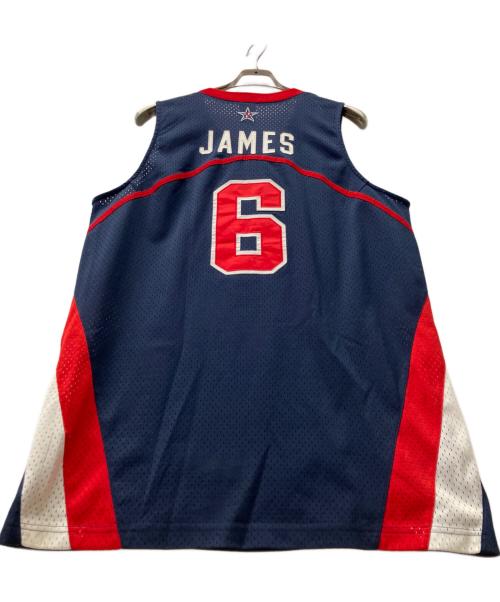 Champion（チャンピオン）Champion (チャンピオン) 2006年オリンピック アメリカ代表ユニフォーム レブロンジェームズ ネイビー サイズ:Lの古着・服飾アイテム
