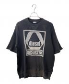 DIESELディーゼル）の古着「ワッフル サーマル ニット」｜ブラック