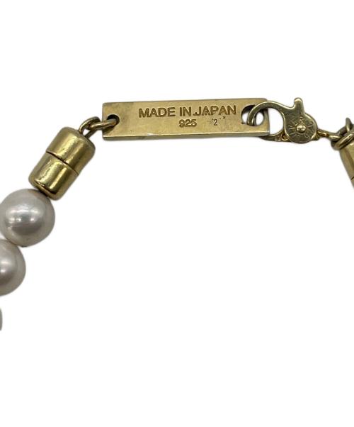 AMBUSH（アンブッシュ）AMBUSH (アンブッシュ) Pearl Letter Block Bracelet ゴールドカラーの古着・服飾アイテム