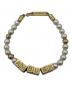 AMBUSH（アンブッシュ）の古着「Pearl Letter Block Bracelet」｜ゴールドカラー
