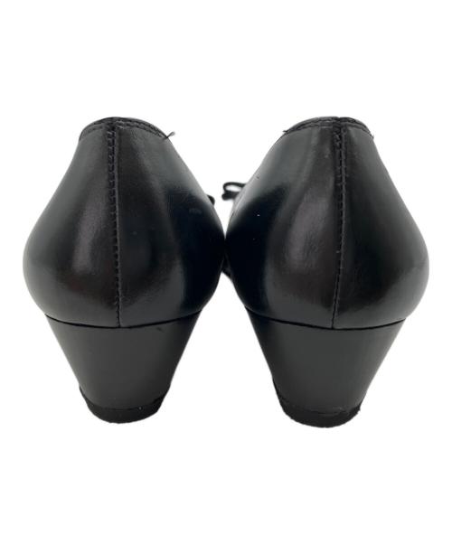 Salvatore Ferragamo（サルヴァトーレ フェラガモ）Salvatore Ferragamo (サルヴァトーレ フェラガモ) ヴァラ リボンパンプス ブラック サイズ:6　1/2の古着・服飾アイテム