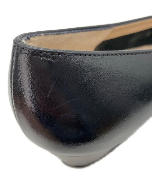 Salvatore Ferragamo（サルヴァトーレ フェラガモ）Salvatore Ferragamo (サルヴァトーレ フェラガモ) ヴァラ リボンパンプス ブラック サイズ:6　1/2の古着・服飾アイテム