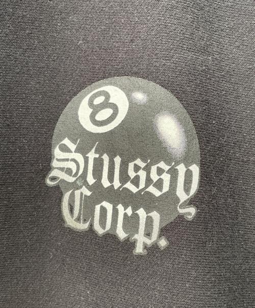stussy（ステューシー）stussy (ステューシー) 8 BALL CORP. HOODIE ブラック サイズ:Sの古着・服飾アイテム