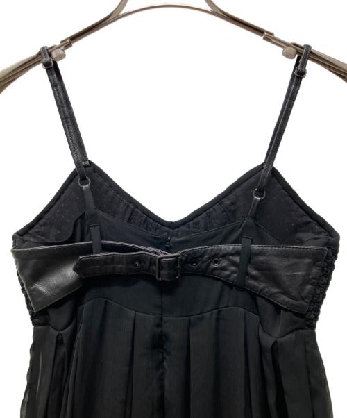 DIESEL（ディーゼル）DIESEL (ディーゼル) キャミソールワンピース ブラック サイズ:Sの古着・服飾アイテム