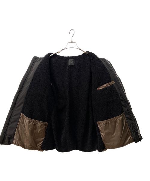 theory（セオリー）theory (セオリー) Shiny Daiichi Leon Sc オリーブ×ブラック サイズ:Sの古着・服飾アイテム