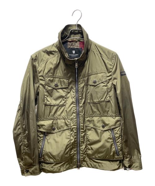 BLACK LABEL CRESTBRIDGE（ブラックレーベル クレストブリッジ）BLACK LABEL CRESTBRIDGE (ブラックレーベル クレストブリッジ) ナイロンジャケット オリーブ サイズ:Lの古着・服飾アイテム