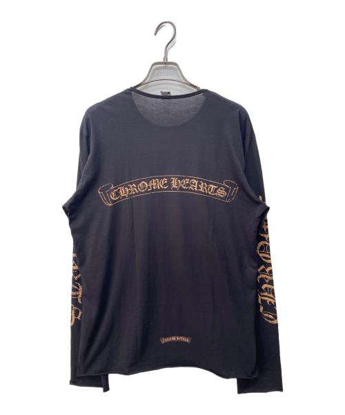 CHROME HEARTS（クロムハーツ）CHROME HEARTS (クロムハーツ) 長袖カットソー ブラック サイズ:Sの古着・服飾アイテム