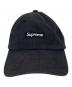 SUPREME (シュプリーム) CORDURA SMALL BOX 6-Panel Black ブラック：9000円