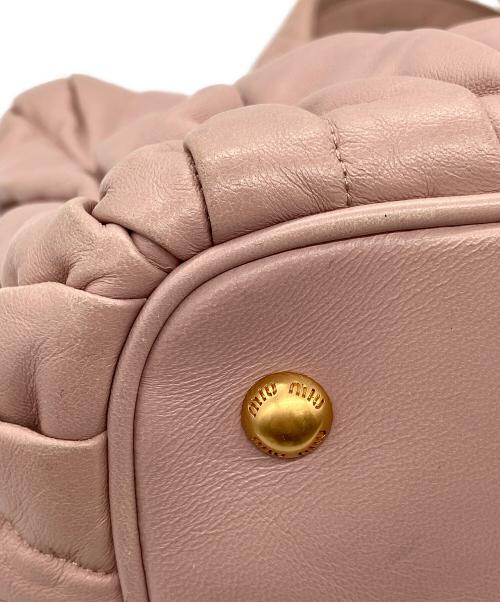 MIU MIU（ミュウミュウ）MIU MIU (ミュウミュウ) マテラッセ ピンクの古着・服飾アイテム