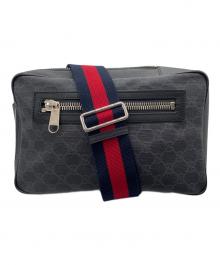 GUCCI（グッチ）の古着「GGスプリーム ショルダーバッグ」｜ブラック