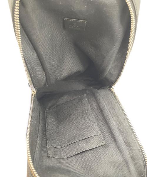 GUCCI（グッチ）GUCCI (グッチ) GGスプリーム ショルダーバッグ ブラックの古着・服飾アイテム