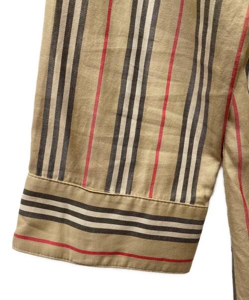 BURBERRY LONDON（バーバリーロンドン）BURBERRY LONDON (バーバリーロンドン) ノバチェック 長袖シャツ ベージュ サイズ:L（UK40）の古着・服飾アイテム