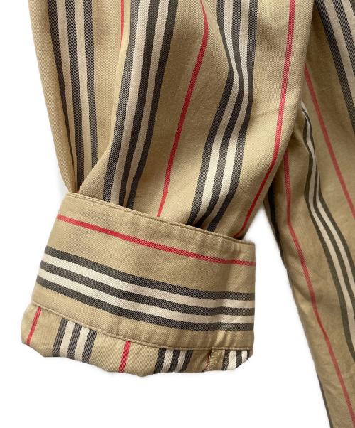 BURBERRY LONDON（バーバリーロンドン）BURBERRY LONDON (バーバリーロンドン) ノバチェック 長袖シャツ ベージュ サイズ:L（UK40）の古着・服飾アイテム