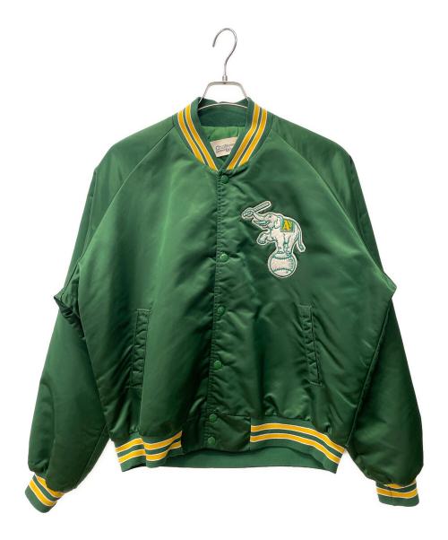 Chalk Line（チョークライン）Chalk Line (チョークライン) スタジャン グリーン サイズ:XLの古着・服飾アイテム