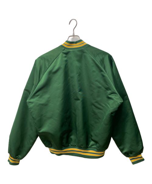 Chalk Line（チョークライン）Chalk Line (チョークライン) スタジャン グリーン サイズ:XLの古着・服飾アイテム