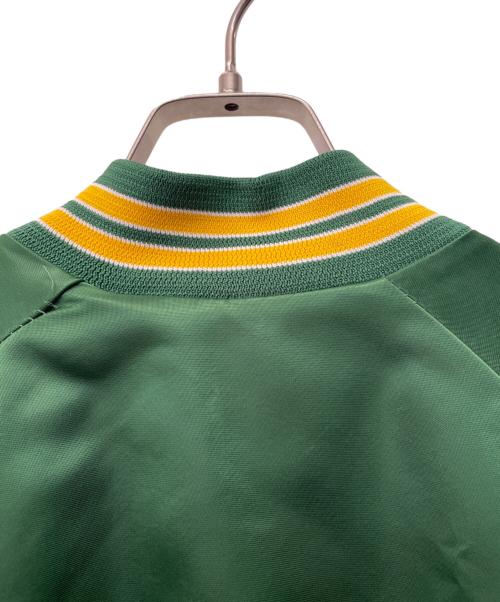 Chalk Line（チョークライン）Chalk Line (チョークライン) スタジャン グリーン サイズ:XLの古着・服飾アイテム