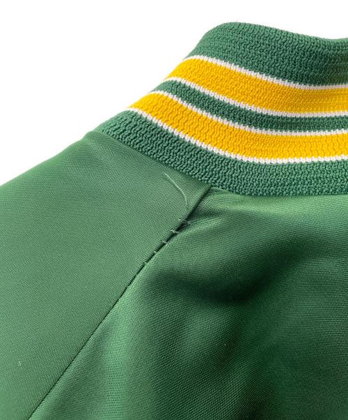 Chalk Line（チョークライン）Chalk Line (チョークライン) スタジャン グリーン サイズ:XLの古着・服飾アイテム