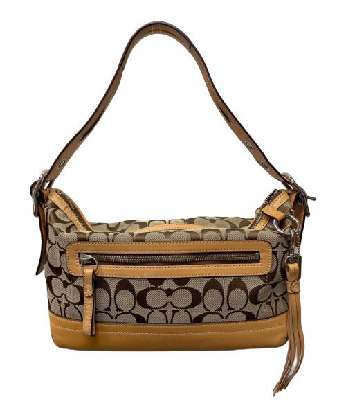 COACH（コーチ）COACH (コーチ) ハンドバッグ ブラウンの古着・服飾アイテム