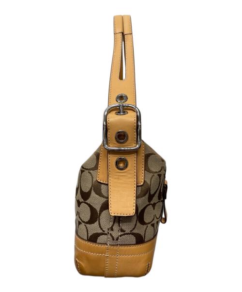 COACH（コーチ）COACH (コーチ) ハンドバッグ ブラウンの古着・服飾アイテム