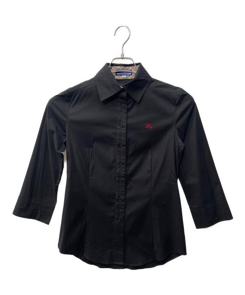 BURBERRY LONDON（バーバリーロンドン）BURBERRY LONDON (バーバリーロンドン) 長袖シャツ ブラック サイズ:36の古着・服飾アイテム