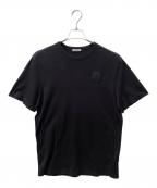 MONCLERモンクレール）の古着「ワッペン バックロゴ Tシャツ」｜ブラック