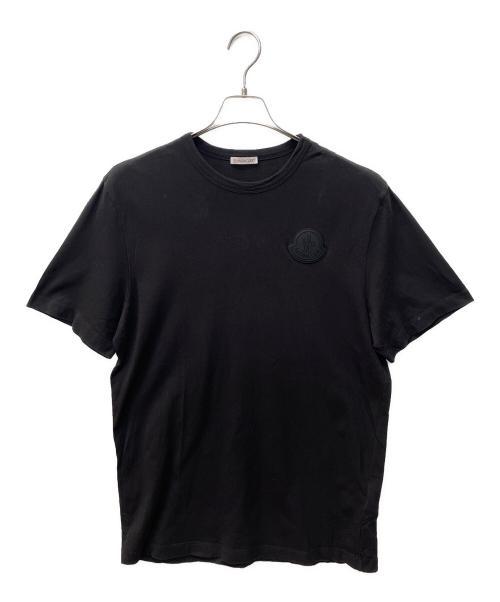 MONCLER（モンクレール）MONCLER (モンクレール) ワッペン バックロゴ Tシャツ ブラック サイズ:Mの古着・服飾アイテム