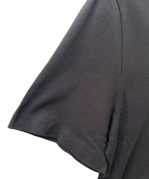 MONCLER（モンクレール）MONCLER (モンクレール) ワッペン バックロゴ Tシャツ ブラック サイズ:Mの古着・服飾アイテム