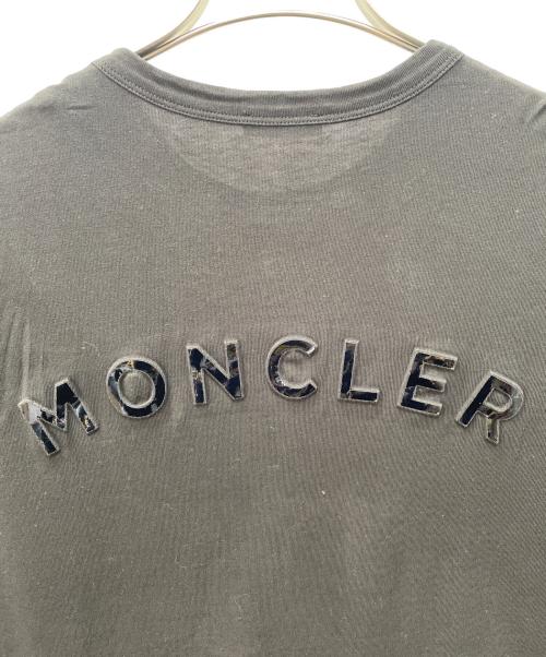 MONCLER（モンクレール）MONCLER (モンクレール) ワッペン バックロゴ Tシャツ ブラック サイズ:Mの古着・服飾アイテム