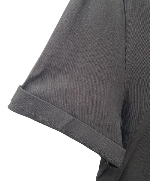 MONCLER（モンクレール）MONCLER (モンクレール) ワッペン バックロゴ Tシャツ ブラック サイズ:Mの古着・服飾アイテム