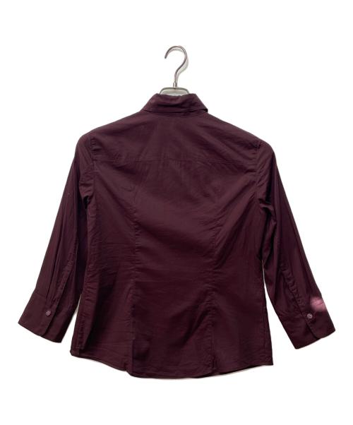 BURBERRY LONDON（バーバリーロンドン）BURBERRY LONDON (バーバリーロンドン) 長袖シャツ バーガンディー サイズ:42の古着・服飾アイテム