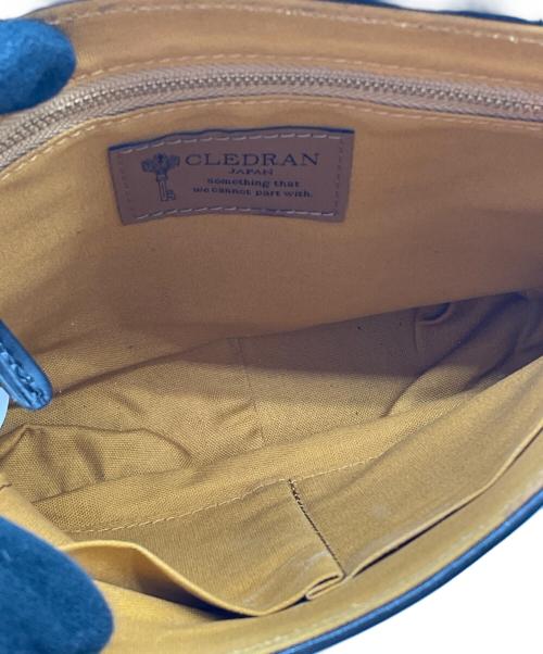 CREDRAN（クレドラン）CREDRAN (クレドラン) レザーショルダーバッグ ブラックの古着・服飾アイテム